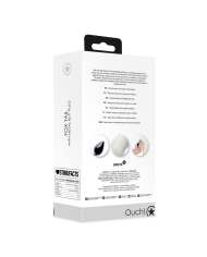 Fox Tail with Metal Butt Plug - White