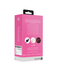 Light-up Fox Tail with Metal Butt Plug - Pink