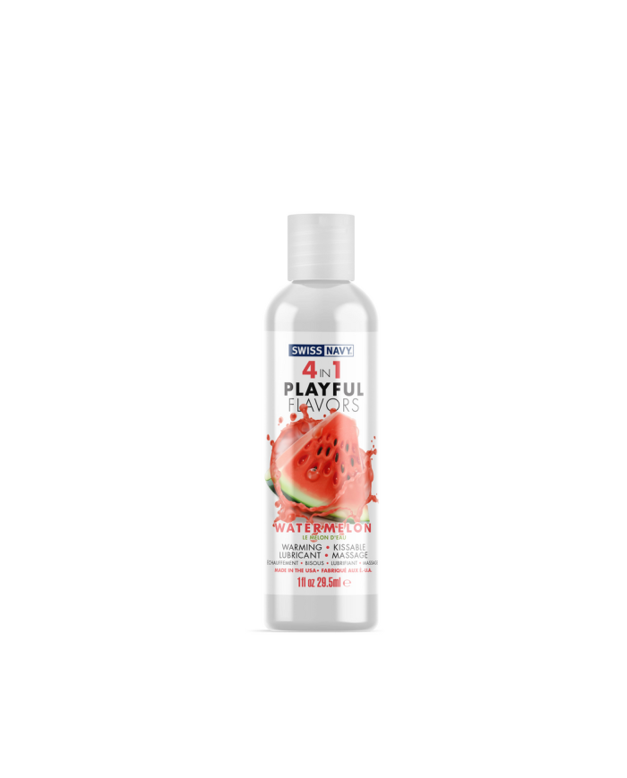 4 in 1 Playful Flavors - Lubricant with Watermelon Flavor - 1 fl oz   29,5 ml