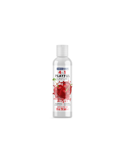 4 in 1 Playful Flavors - Lubricant with Poppin Wild Cherry Flavor - 1 fl oz   29,5 ml