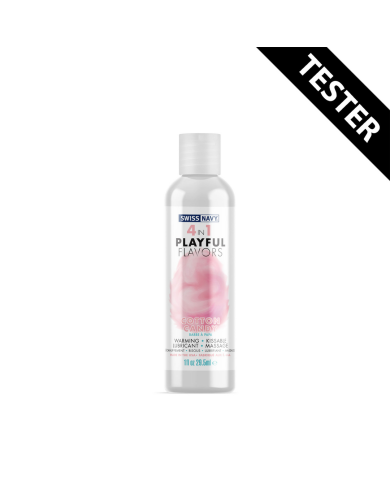 4 in 1 Playful Flavors - Lubricant with Cotton Candy Flavor - 1 fl oz   29,5 ml - Tester