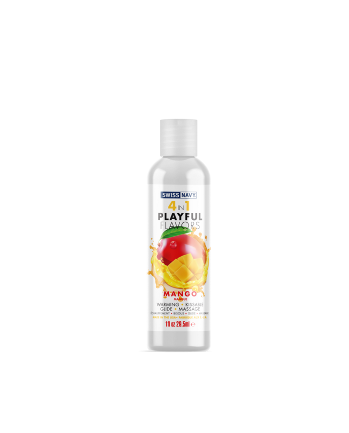 4 in 1 Playful Flavors - Lubricant with Mango Flavor - 1 fl oz   29,5 ml