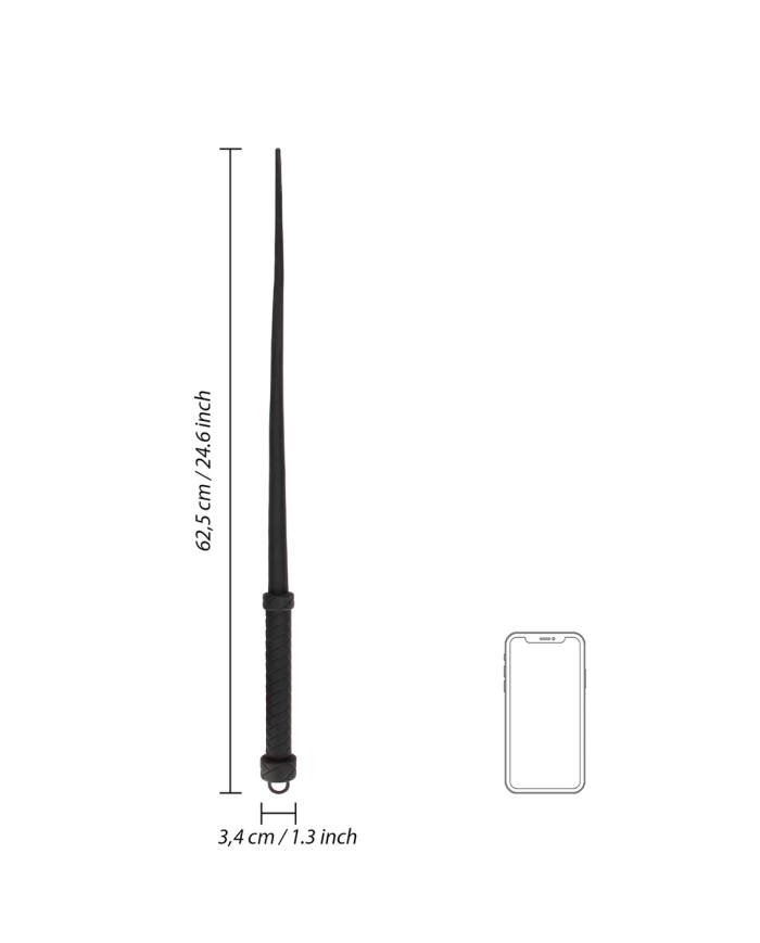 Silicone Tail Whip - Black