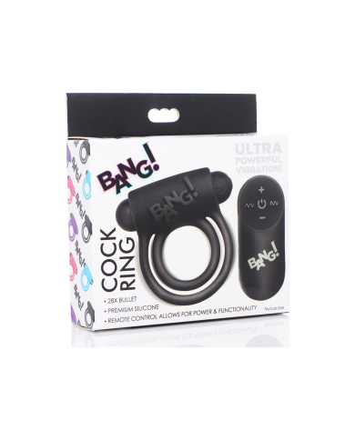 Silicone Cockring and Bullet with Remote Control