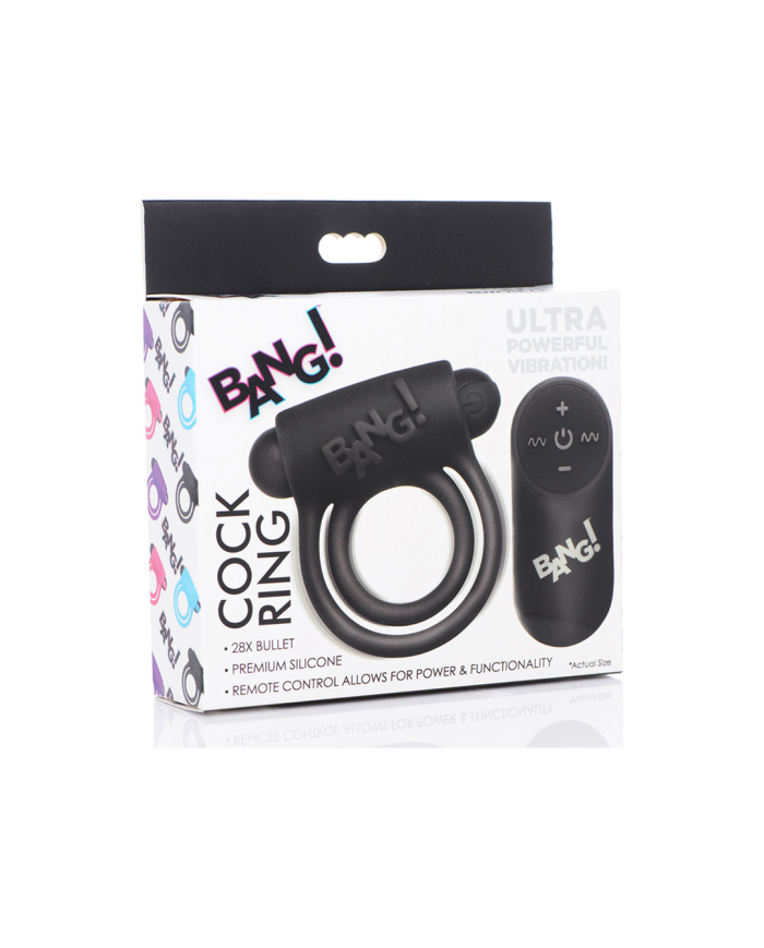 Silicone Cockring and Bullet with Remote Control