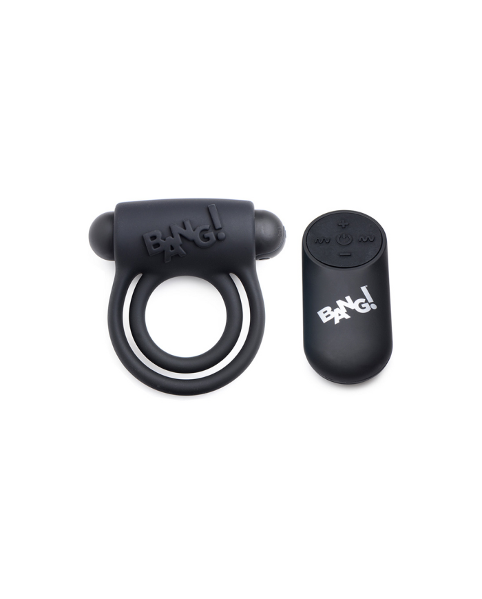 Silicone Cockring and Bullet with Remote Control