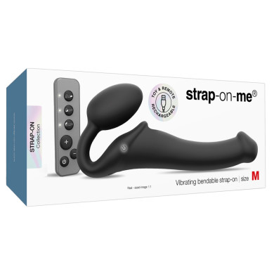 Vibrating Strap-On M Black