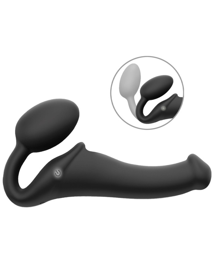 Vibrating Strap-On M Black