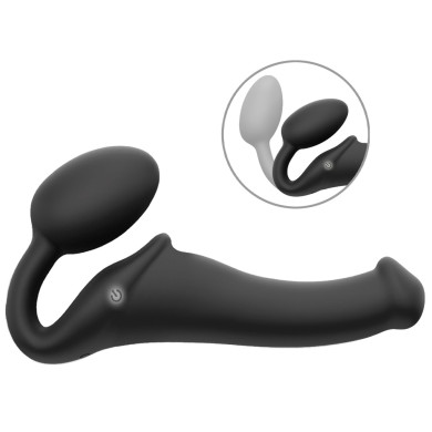 Vibrating Strap-On M Black