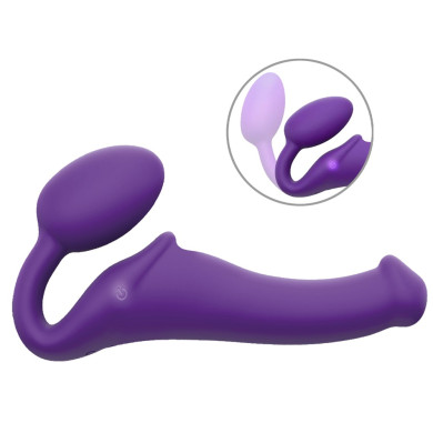Vibrating Strap-On M Purple
