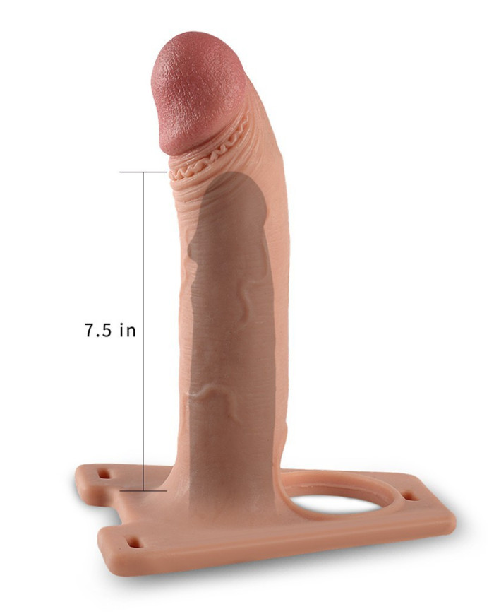 LoveToy - Strap-On Harness met Dildo 8    20 cm - Nude
