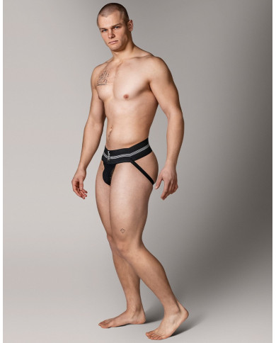 MM - Jockstrap - Black (7.5 cm   3 inch)
