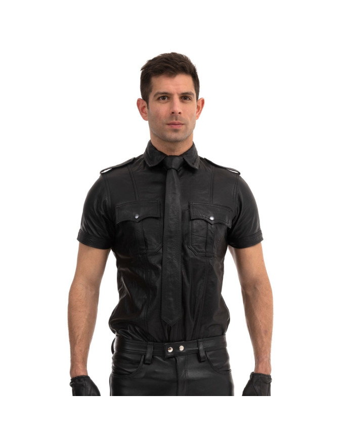 Prowler RED Police Shirt Black Medium