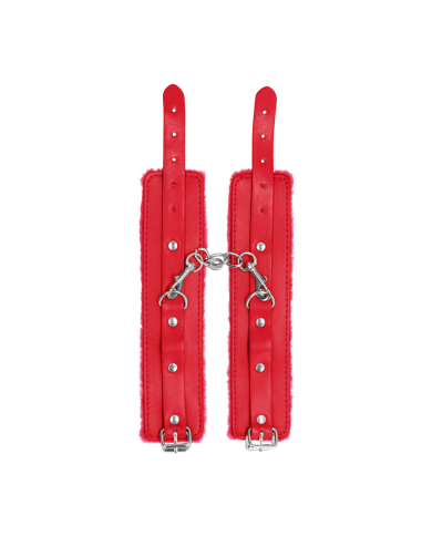 Plush Leather Handcuffs