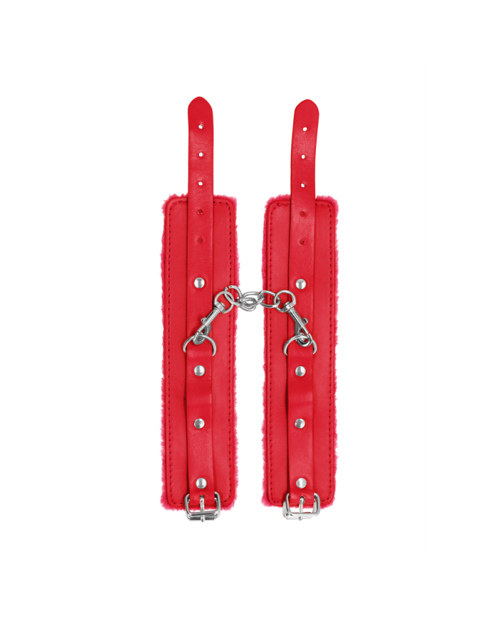 Plush Leather Handcuffs