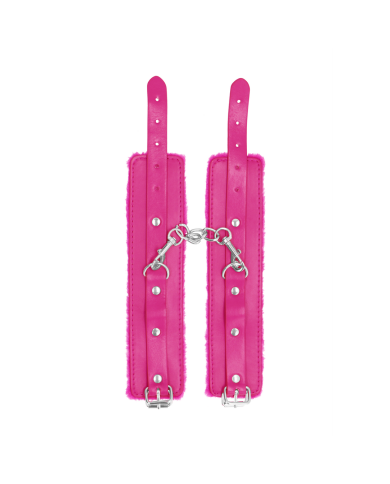 Plush Leather Handcuffs