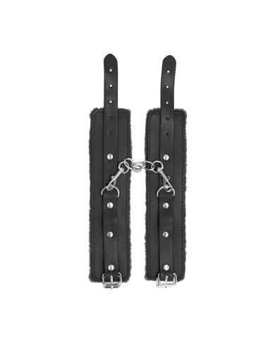 Plush Leather Handcuffs