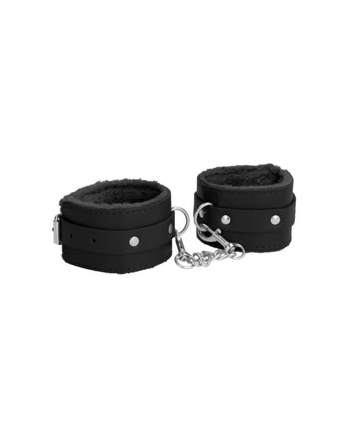 Plush Leather Handcuffs