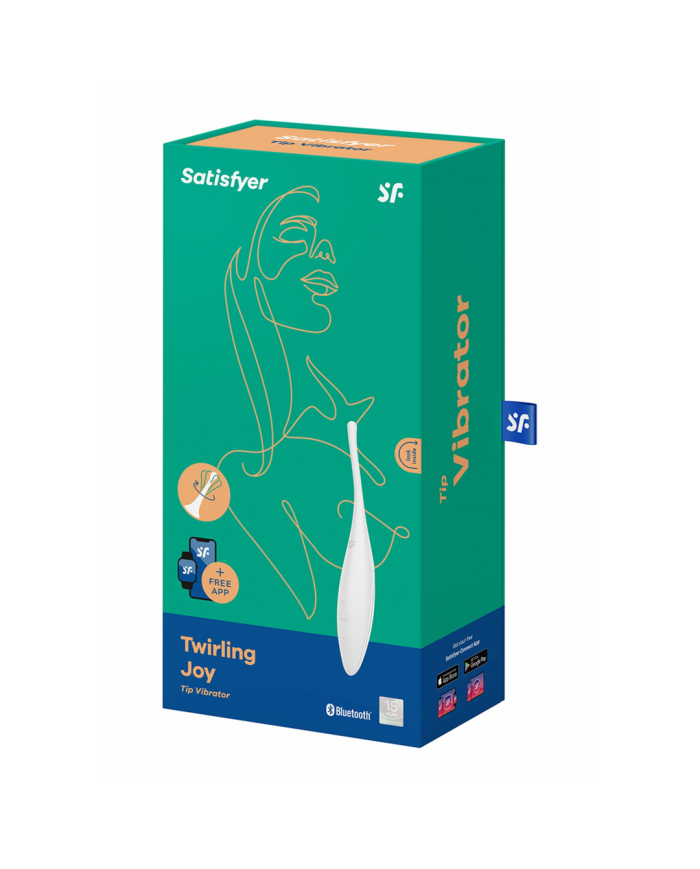 Twirling Joy - Tip Vibrator - White