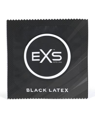 EXS Black Latex - Condoms - 12 Pieces