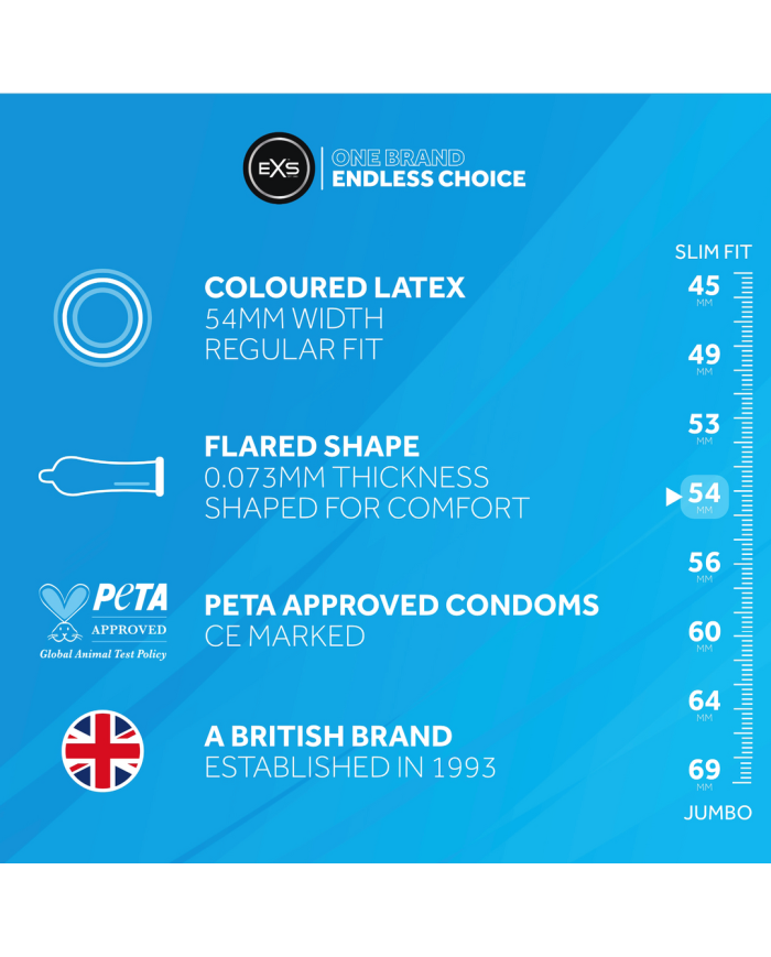 EXS Black Latex - Condoms - 12 Pieces