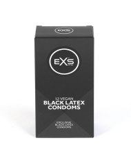 EXS Black Latex - Condoms - 12 Pieces