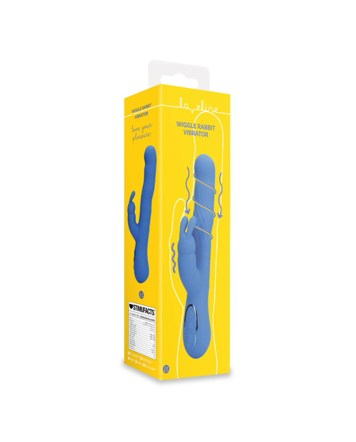 Wiggle Rabbit Vibrator - Jetset Blue