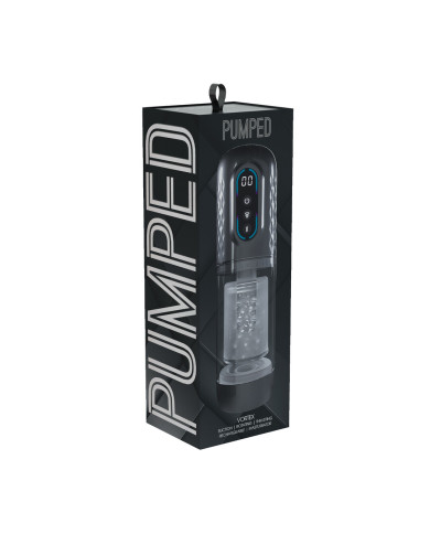 Vortex - Suction Rotation and Thrusting Masturbator Pump - Gun Metal