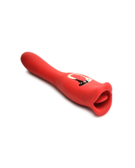 Kiss and Tell Pro - Dual-Ended Kissing Vibrator - Red
