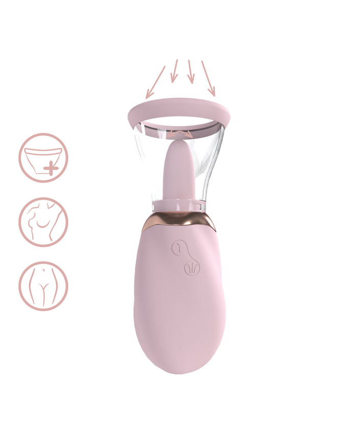 Boost - Rechargeable Vulva and Breast Pump - Pink