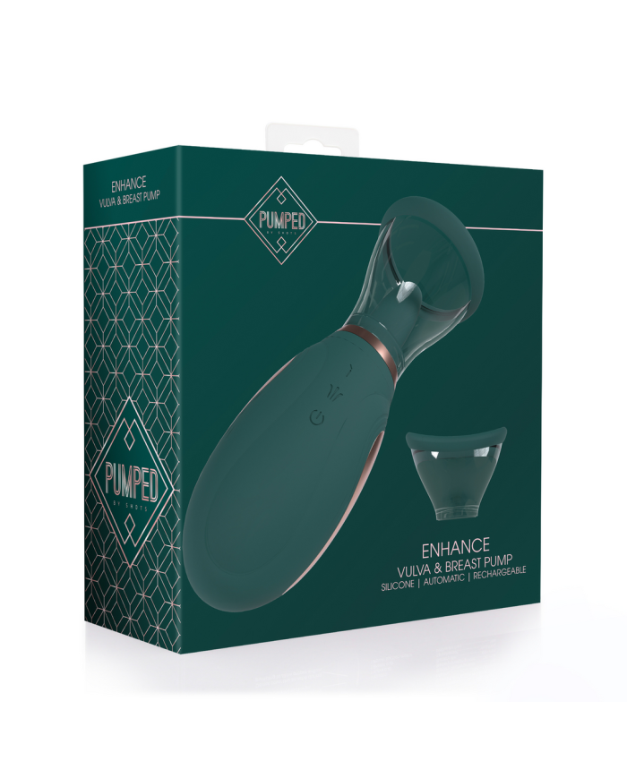 Enhance - Rechargeable Vulva and Breast Pump - Forest Green
