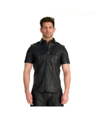 Prowler RED Police Shirt Black Medium