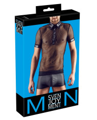 Mens shirt black nude 