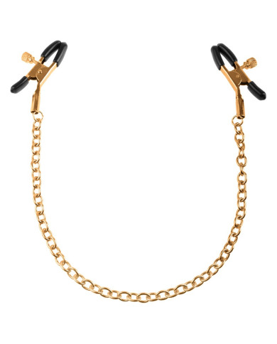 FFS Gold Chain Nipple Clamps