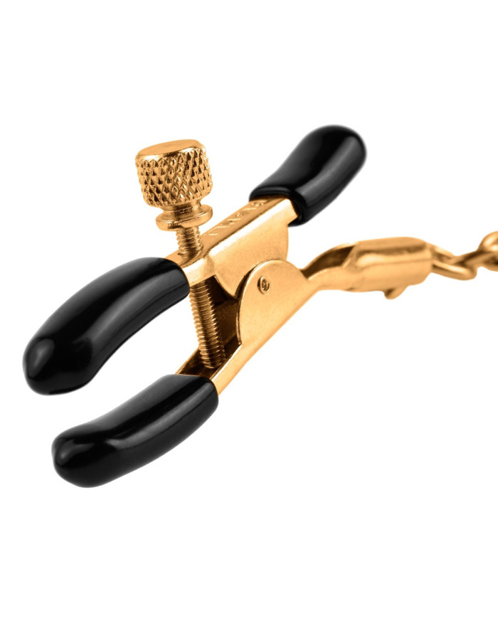 FFS Gold Chain Nipple Clamps