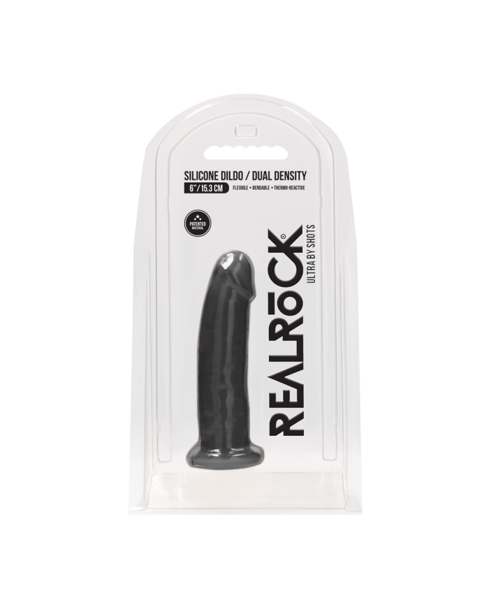 Silicone Dildo without Balls - 6   15 cm