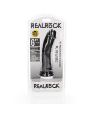 Curved Realistic Dildo with Suction Cup - 6   15,5 cm