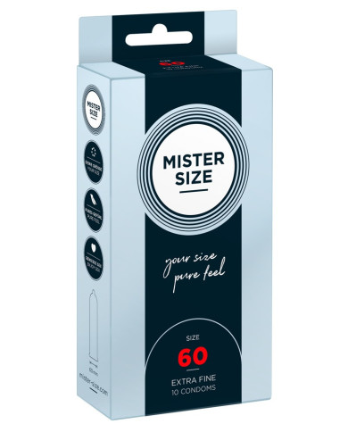 Mister Size 60mm pack of 10