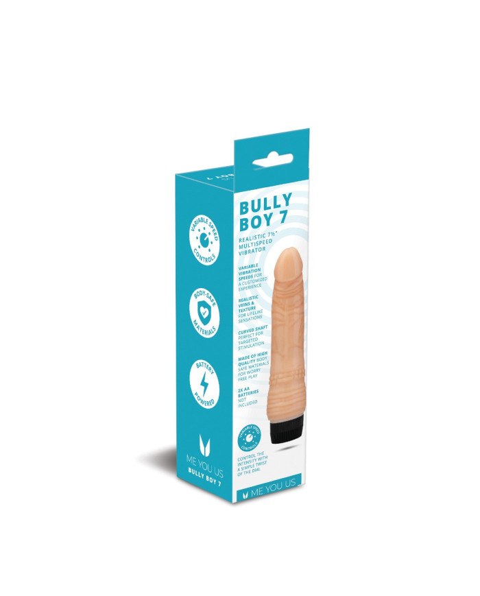 Me You Us Bully Boy 7 Realistic Vibrator Flesh