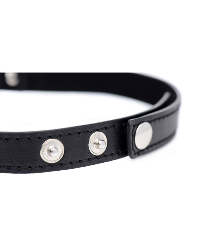 Dark Heart - Chrome Heart Black Choker