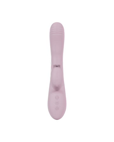 Andria - G-Spot Vibrating and Tap Clit Stimulator with LED - Pink
