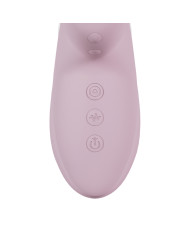 Andria - G-Spot Vibrating and Tap Clit Stimulator with LED - Pink