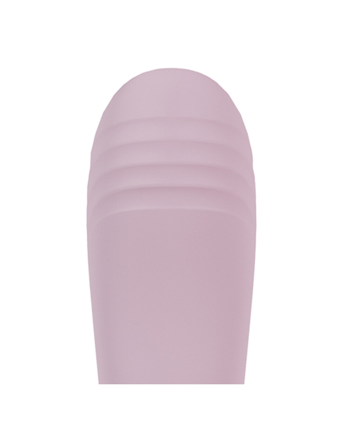 Andria - G-Spot Vibrating and Tap Clit Stimulator with LED - Pink