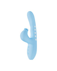 Andria - G-Spot Vibrating and Tap Clit Stimulator with LED - Blue
