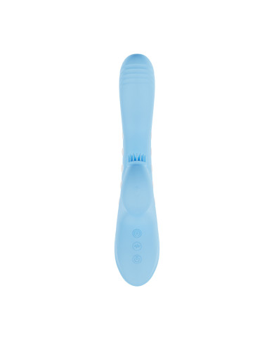 Andria - G-Spot Vibrating and Tap Clit Stimulator with LED - Blue