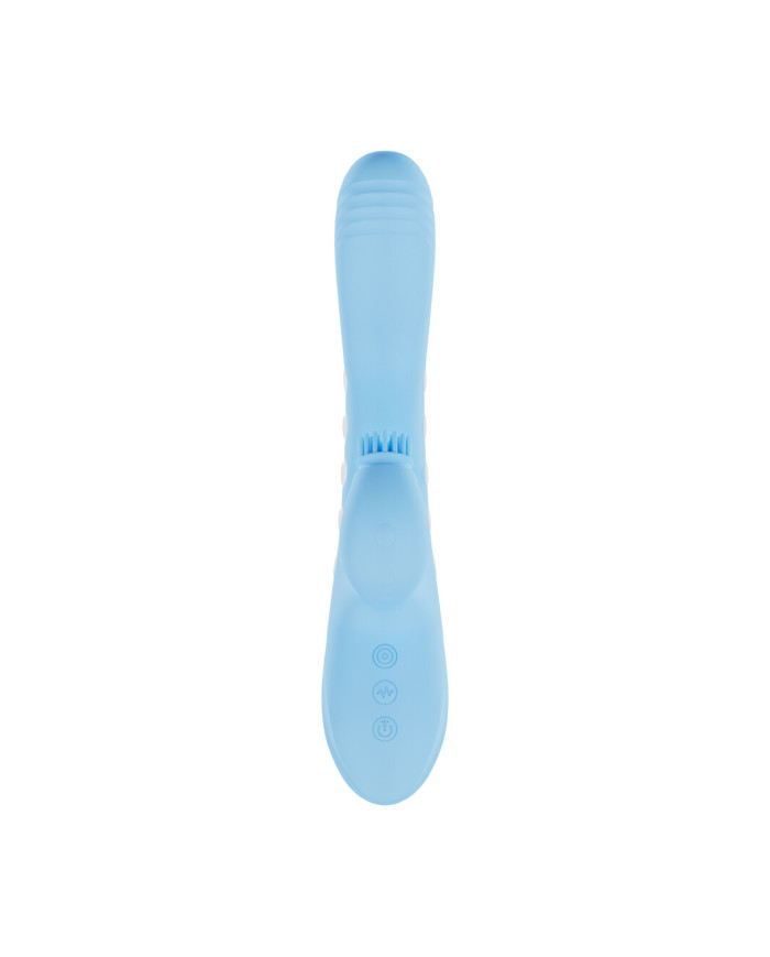Andria - G-Spot Vibrating and Tap Clit Stimulator with LED - Blue
