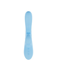 Andria - G-Spot Vibrating and Tap Clit Stimulator with LED - Blue
