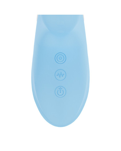 Andria - G-Spot Vibrating and Tap Clit Stimulator with LED - Blue