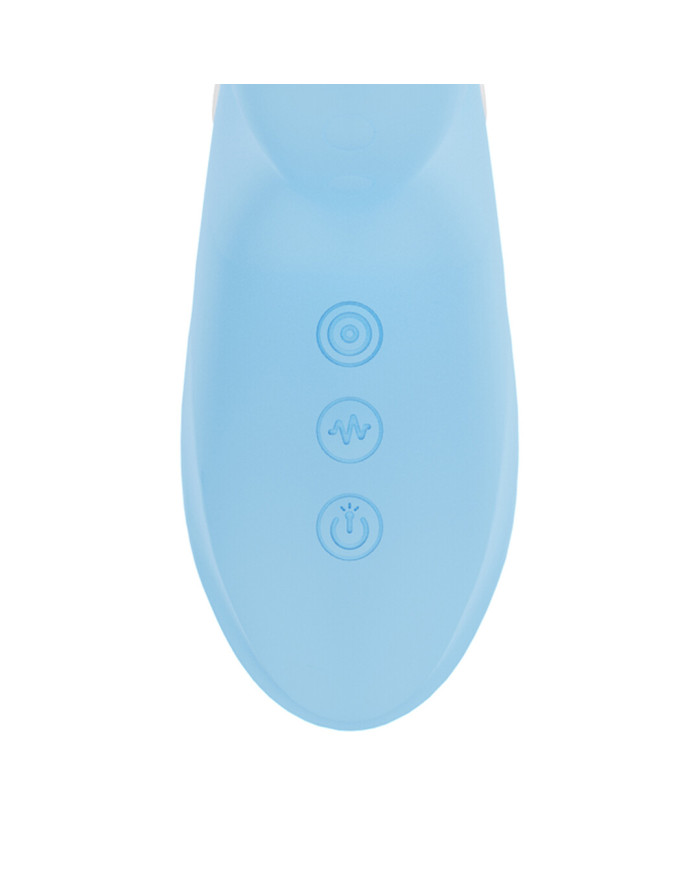 Andria - G-Spot Vibrating and Tap Clit Stimulator with LED - Blue
