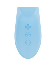 Andria - G-Spot Vibrating and Tap Clit Stimulator with LED - Blue